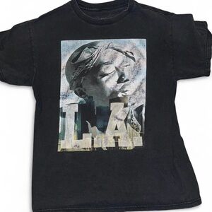 Tupac Shakur  L.A. black graphic tee